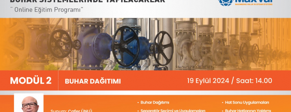 Yeşil Mutabakat Sanayi Planı Buhar Sistemlerinde Yapılacaklar (57. Modül)